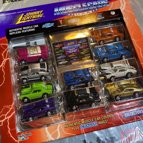 Vintage 90s Johnny Lightning Muscle Car Replica USA Collectors Edition Box Set - Picture 4 of 4